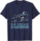 F4U Corsair WW2 Fighter Aircraft Whistling Death Military T-Shirt - T-Shirt | Navy