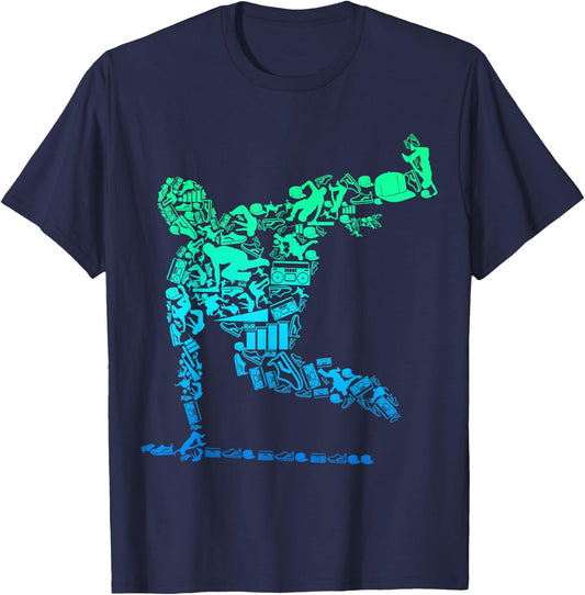 Parkour Parcouring Extreme Athletes Parcour Children & Boys T-Shirt - T-Shirt | Navy