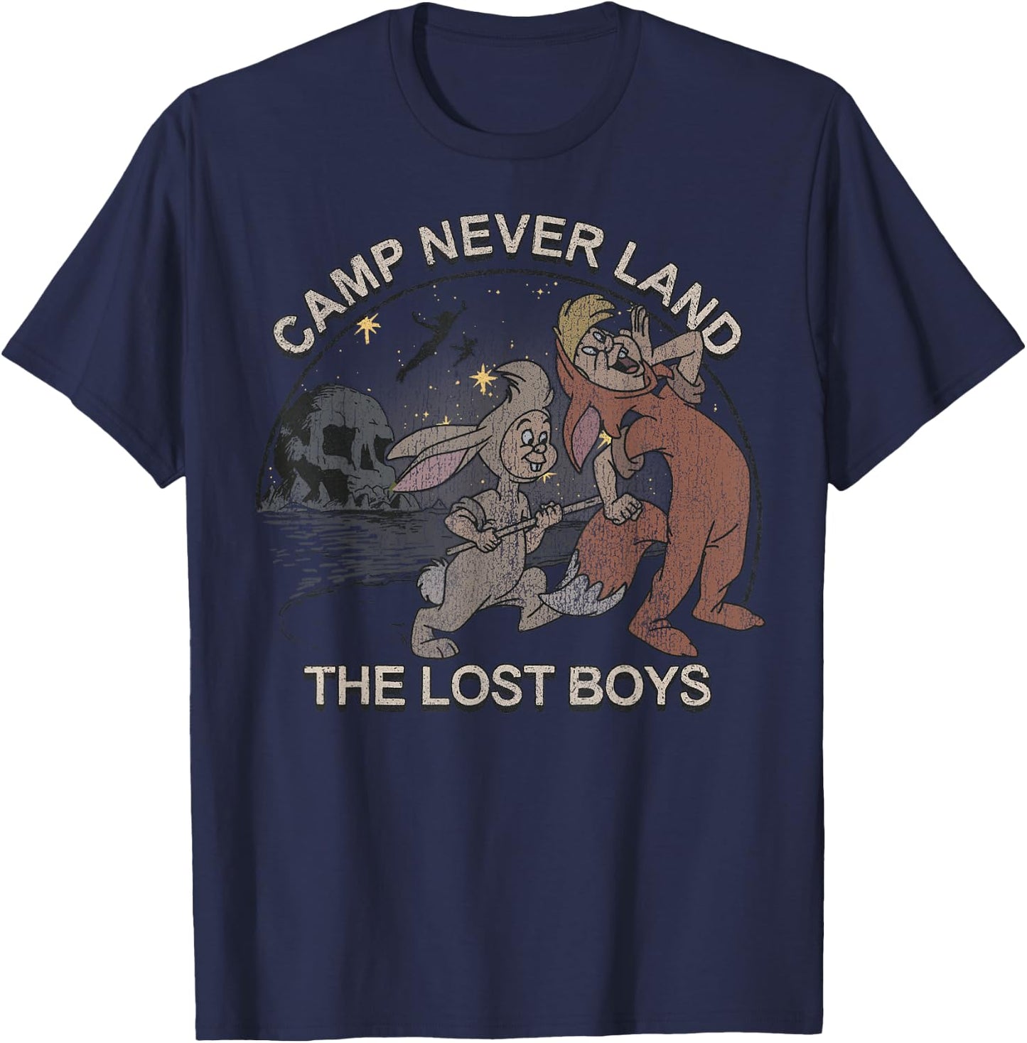 Disney Peter Pan Camp Never Land The Lost Boys T-Shirt - T-Shirt | Navy