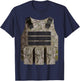 Faux Bulletproof Vest Gamer Costume Desert Camo version T-Shirt - T-Shirt | Navy