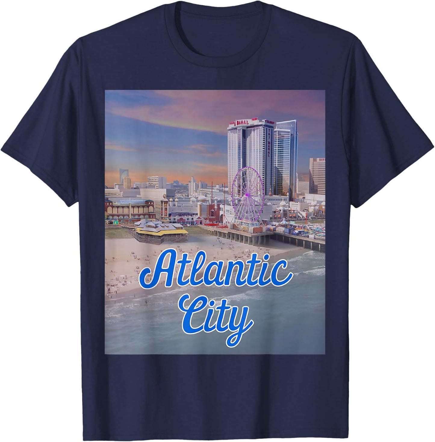 Atlantic City T-Shirt - T-Shirt | Navy