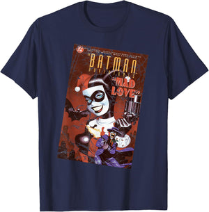 DC Harley Quinn Cover Mad Love T-Shirt - T-Shirt | Navy