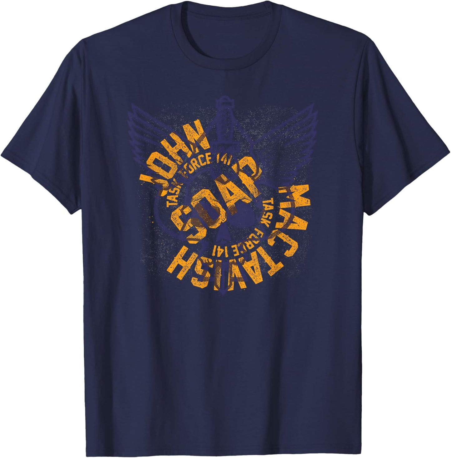 Call of Duty- John Soap Mactavish T-Shirt - T-Shirt | Navy