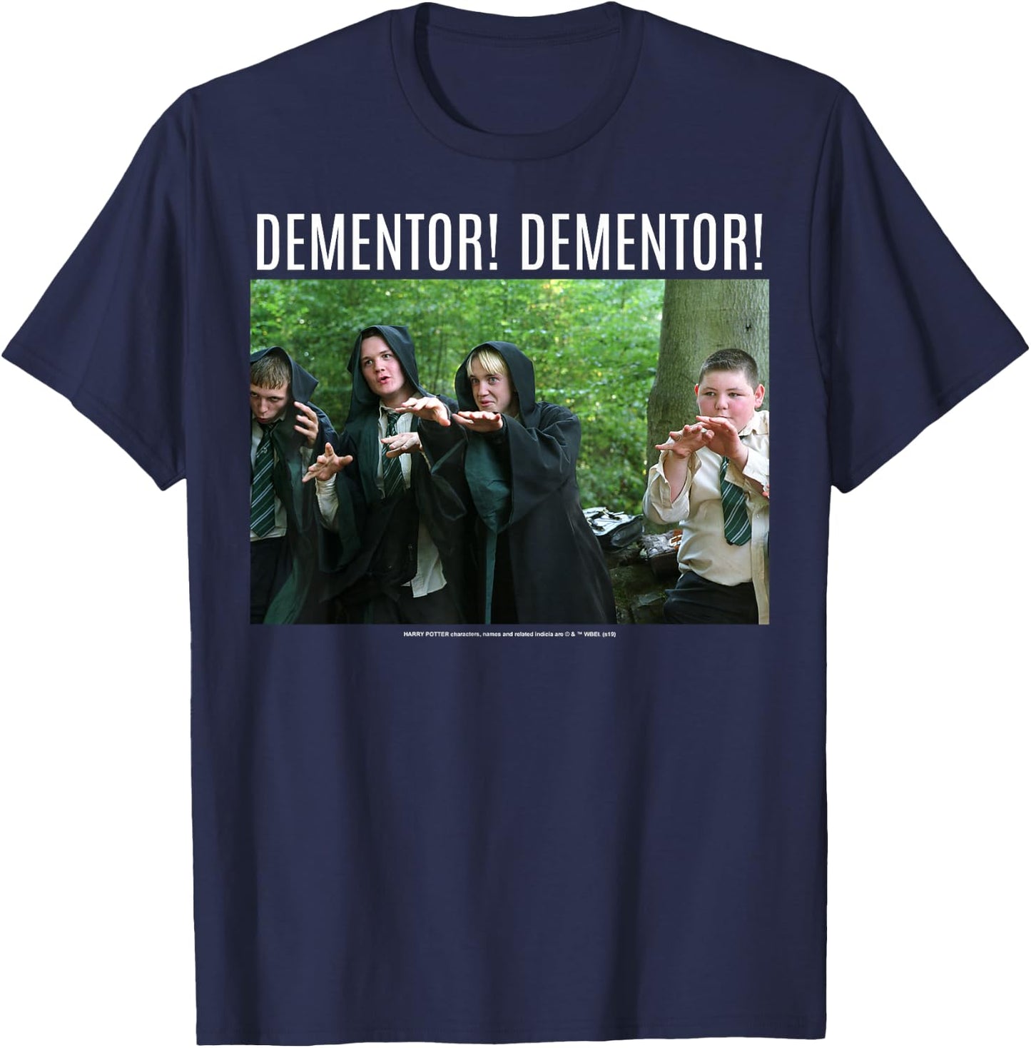 Harry Potter Draco Malfoy Dementor Dementor Portrait T-Shirt - T-Shirt | Navy