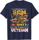 Proud Son Of A Vietnam Veteran Shirt | Vietnam War Vet T-Shirt - T-Shirt | Navy