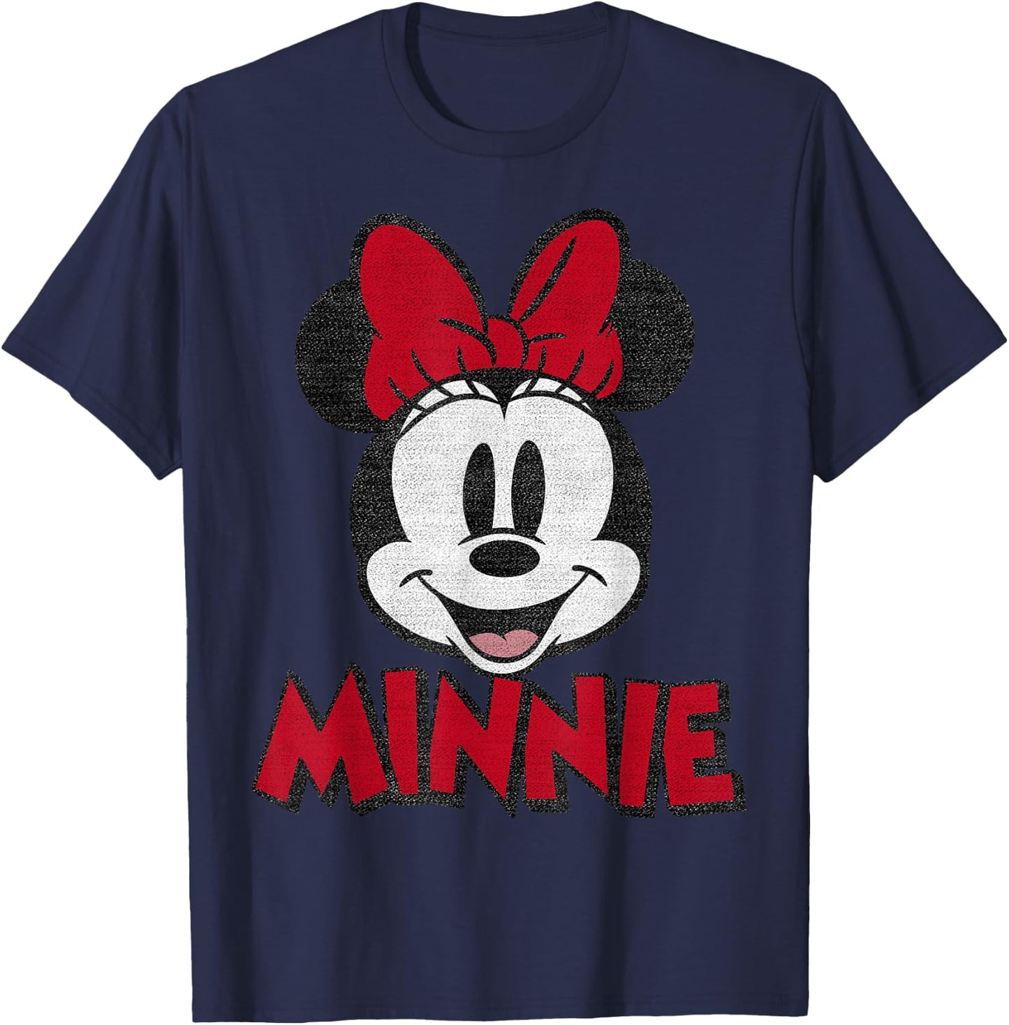Disney Mickey And Friends Minnie Mouse Classic Portrait Short Sleeve T-Shirt - T-Shirt | Navy