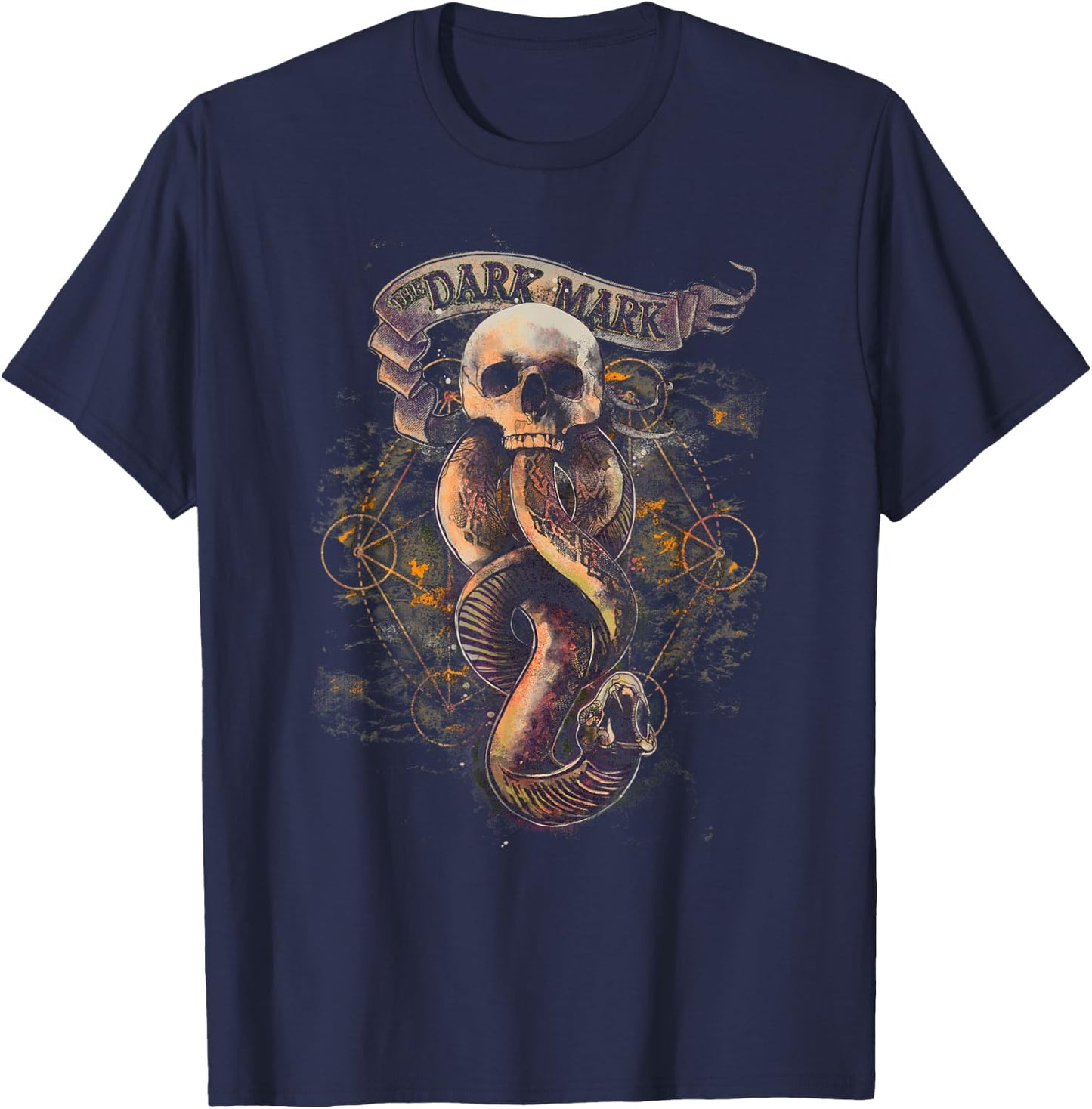 Harry Potter Deathly Hallows The Dark Mark T-Shirt - T-Shirt | Navy