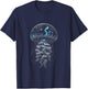 Starry Night Jellyfish - Ocean Meets Galaxy T-Shirt - T-Shirt | Navy