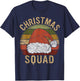 Christmas Squad Costume Gift Santa Matching Family Xmas T-Shirt - T-Shirt | Navy