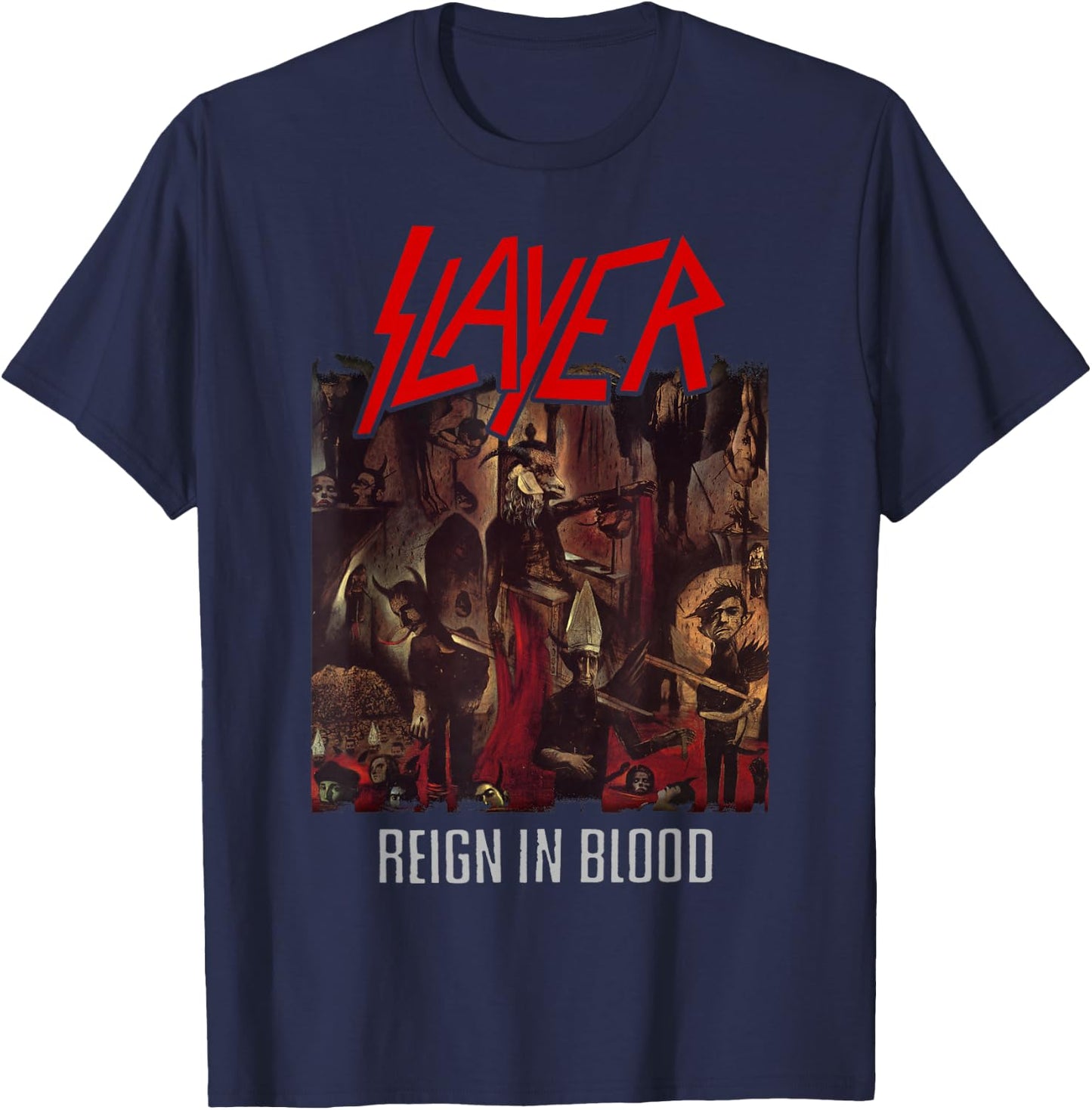 Slayer - Reign In Blood T-Shirt - T-Shirt | Navy