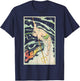 Marvel Namor The Sub-Mariner Cyclone Portrait T-Shirt - T-Shirt | Navy