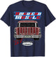 Rockabilly,1957,Nomad,Beil Air,Belair,rusty car,distressed T-Shirt - T-Shirt | Navy