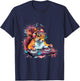 Squirrel Music DJ EDM Techno Turntable DJ Squirrel Beatmaker T-Shirt - T-Shirt | Navy