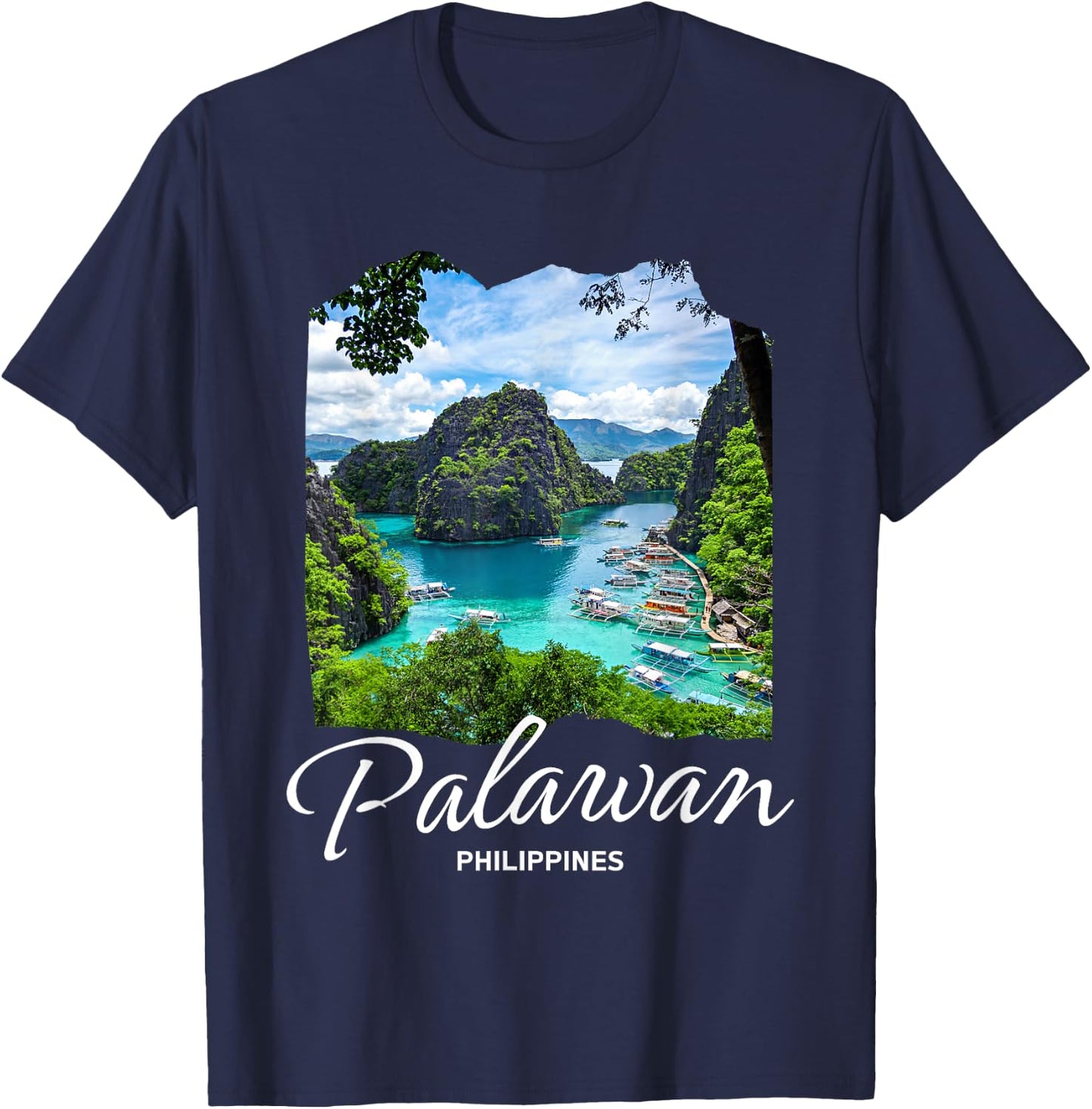 Philippines Palawan T-Shirt - T-Shirt | Navy