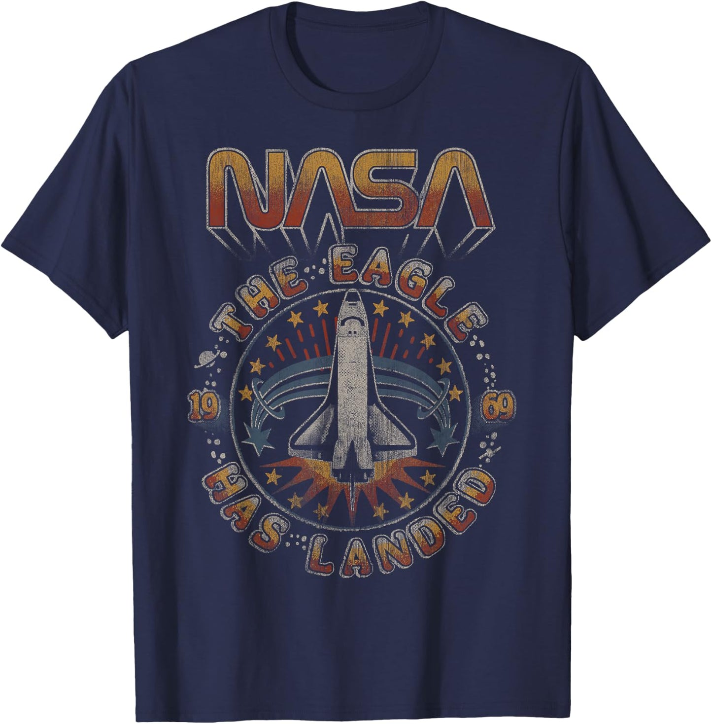NASA The Eagle Has Landed 1969 T-Shirt - T-Shirt | Navy