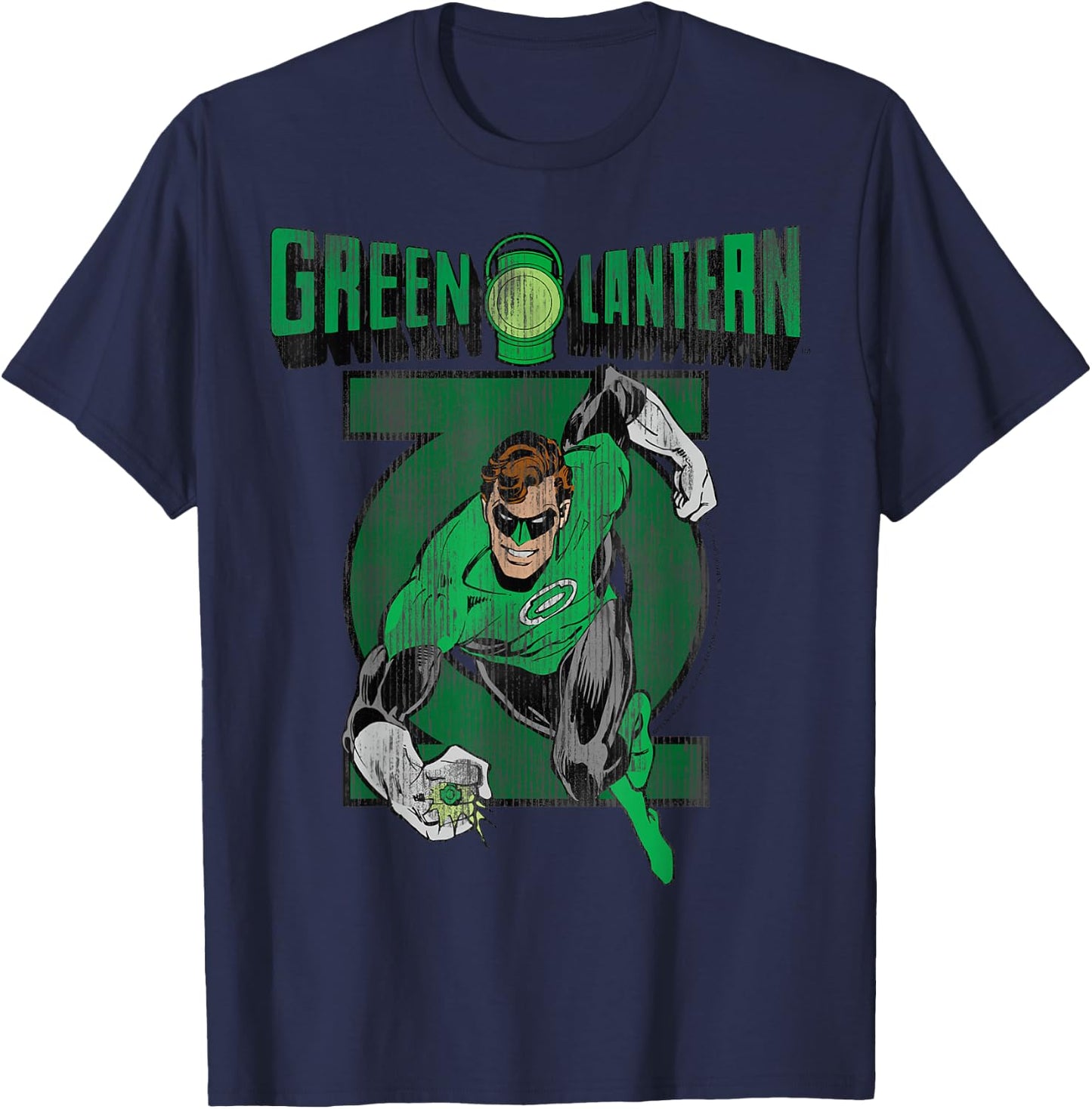 DC Comics The Green Lantern Run Hal T-Shirt - T-Shirt | Navy