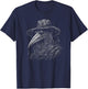 Funny Plague Doctor cool Grunge Style leeches medical T-Shirt - T-Shirt | Navy