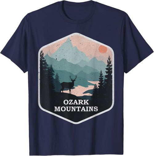 Ozark Mountains Vintage Arkansas AR Hiking Mountains Nature