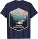 Ozark Mountains Vintage Arkansas AR Hiking Mountains Nature T-Shirt - T-Shirt | Navy