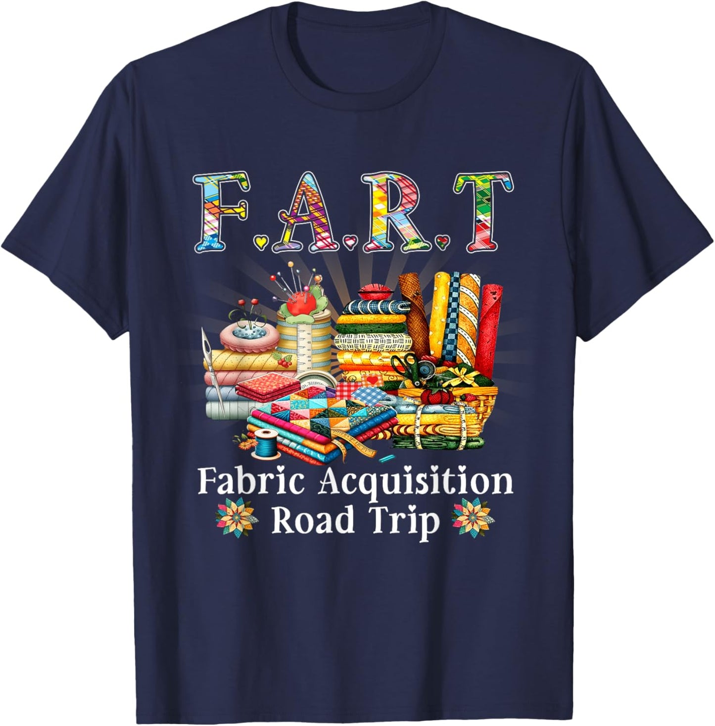 F A R T Fabric Acquisition Road Trip T-Shirt - T-Shirt | Navy
