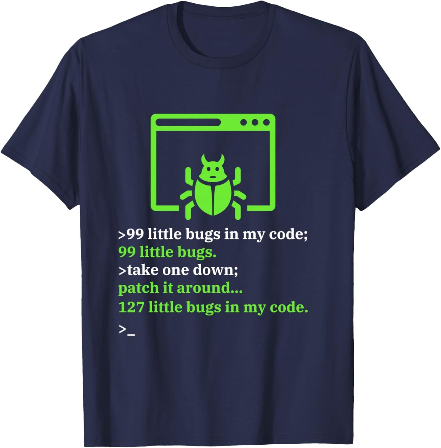 Debugger Debugging - Computer Science Programmer & Coding T-Shirt - T-Shirt | Navy
