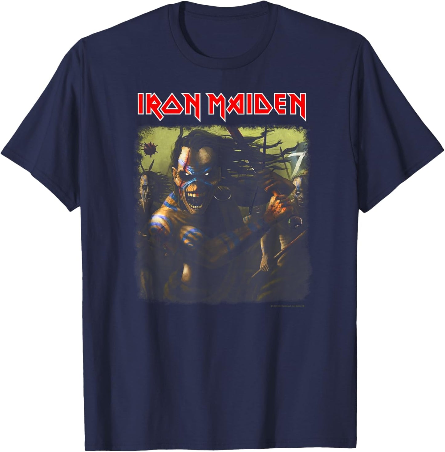 Iron Maiden Legacy Collection 4- Clansman T-Shirt - T-Shirt | Navy