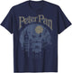 Disney Peter Pan Group Shot London Night Silhouette T-Shirt - T-Shirt | Navy