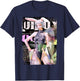 Magazin Cover Vintage Girl Bunny Collage Sexy Model Pin-up T-Shirt - T-Shirt | Navy