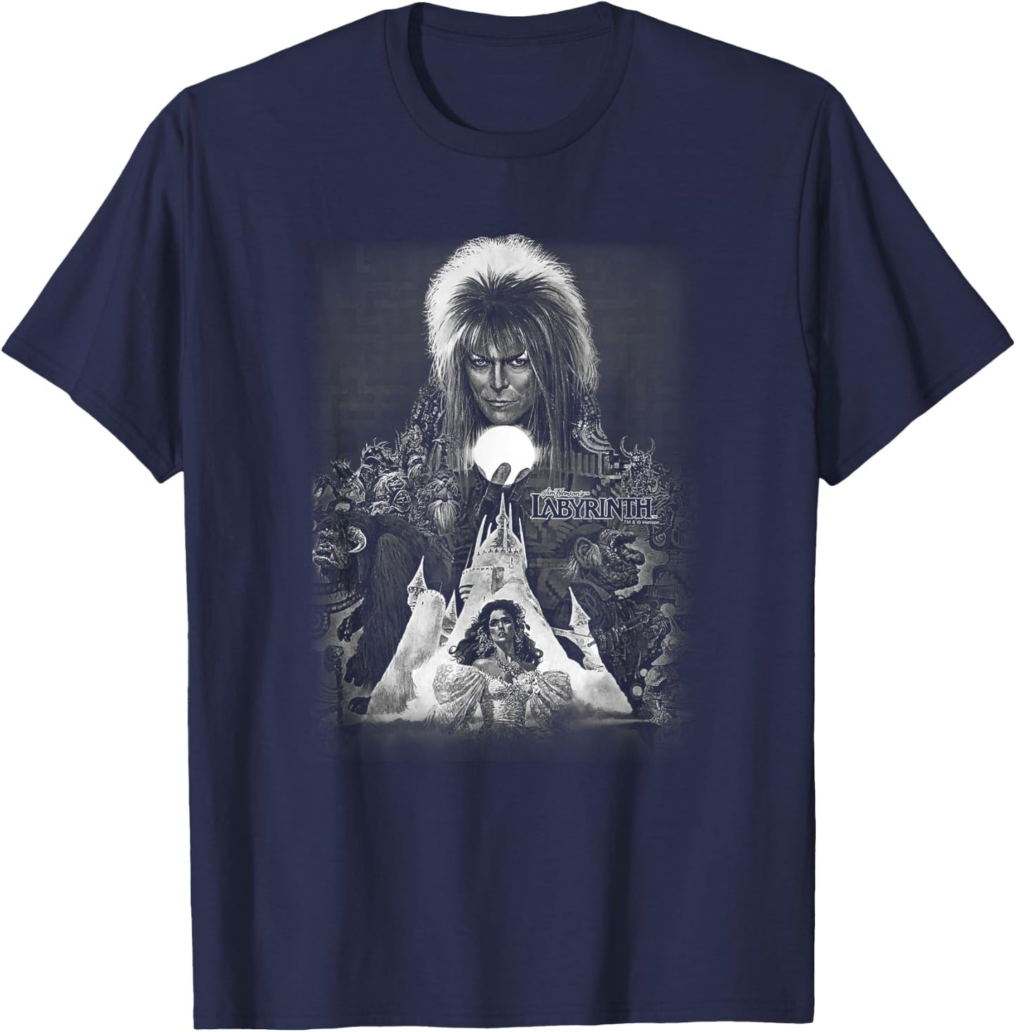 Labyrinth Castle T-Shirt - T-Shirt | Navy