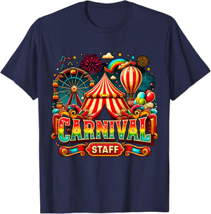 Carnival Staff Matching Circus T-Shirt - T-Shirt | Navy
