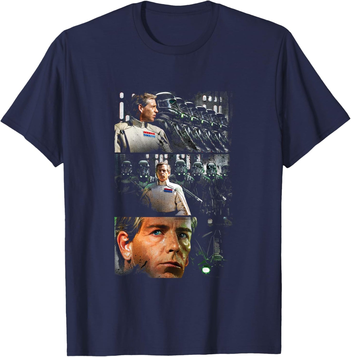 Star Wars Rogue One Iconic Orson Krennic Retro Chest Panels T-Shirt - T-Shirt | Navy