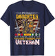 Proud Daughter Of A Vietnam Veteran Shirt | Vietnam War Vet T-Shirt - T-Shirt | Navy