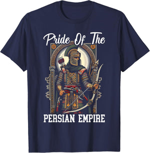 Persian Immortal Achaemenid Empire Persian Warrior T-Shirt - T-Shirt | Navy