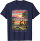 Vancouver Washington WA Riverside Bliss SD646 T-Shirt - T-Shirt | Navy