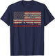 USS Arkansas BB-33 WW1 WW2 Battleship USA American Flag T-Shirt - T-Shirt | Navy