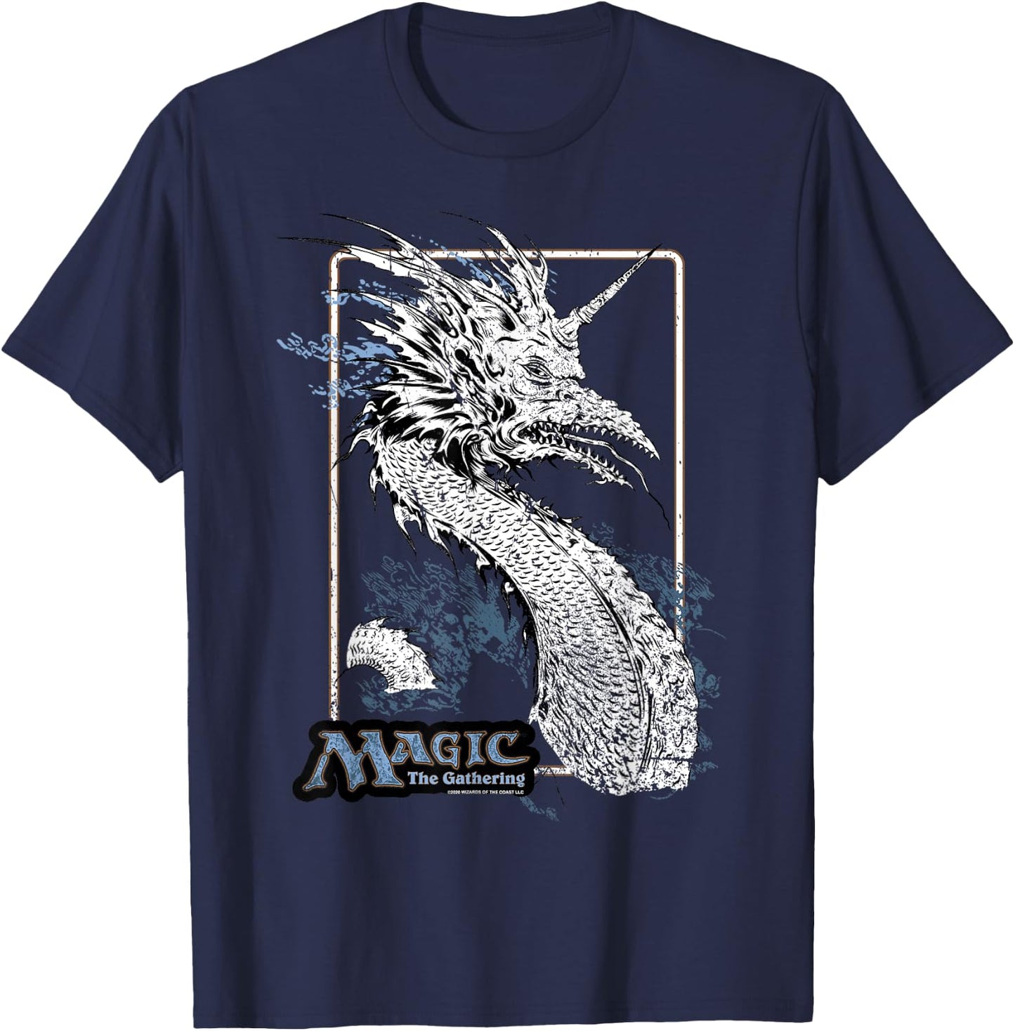 Magic: The Gathering Sea Dragon T-Shirt - T-Shirt | Navy