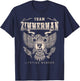 Team Zimmerman Family Name Lifetime Member T-Shirt - T-Shirt | Navy