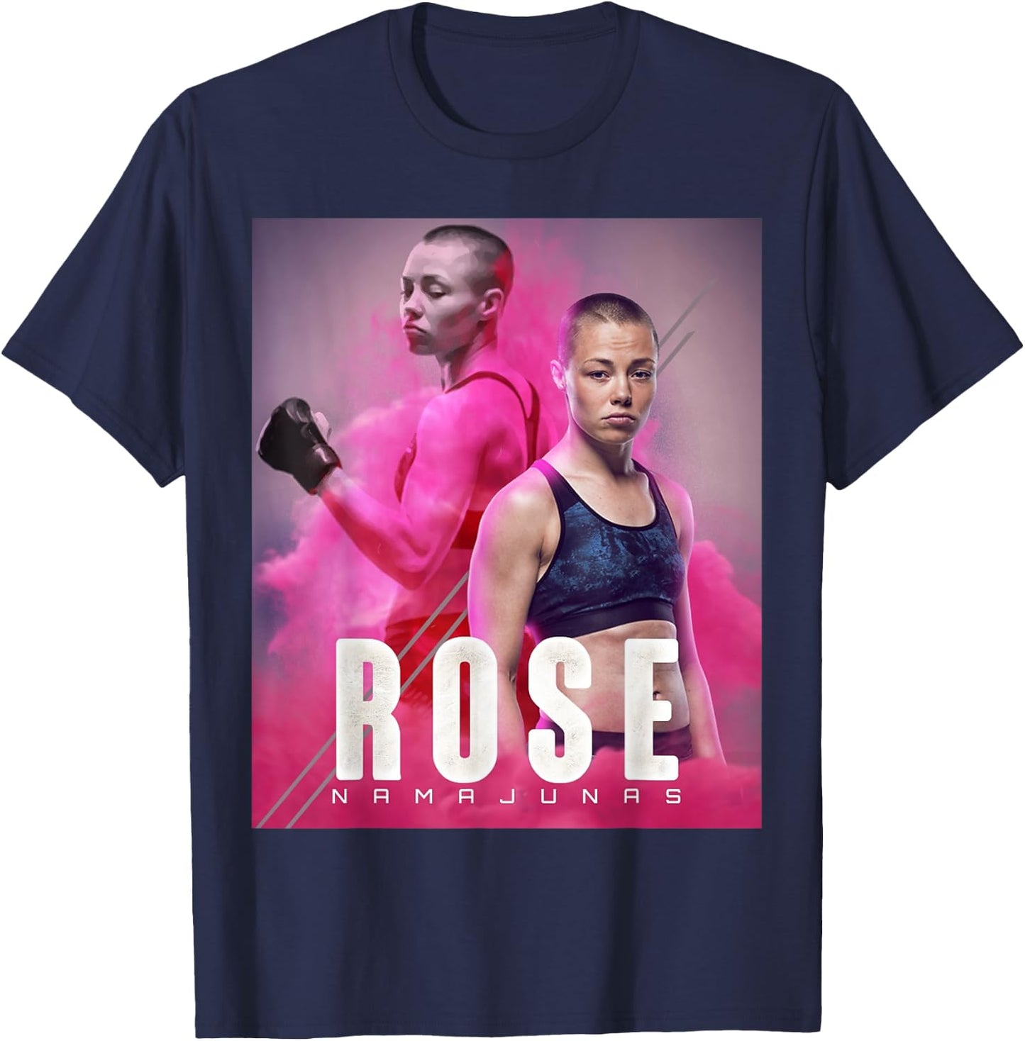 Thug Rose - Female MMA World Champion Fighter T-Shirt - T-Shirt | Navy