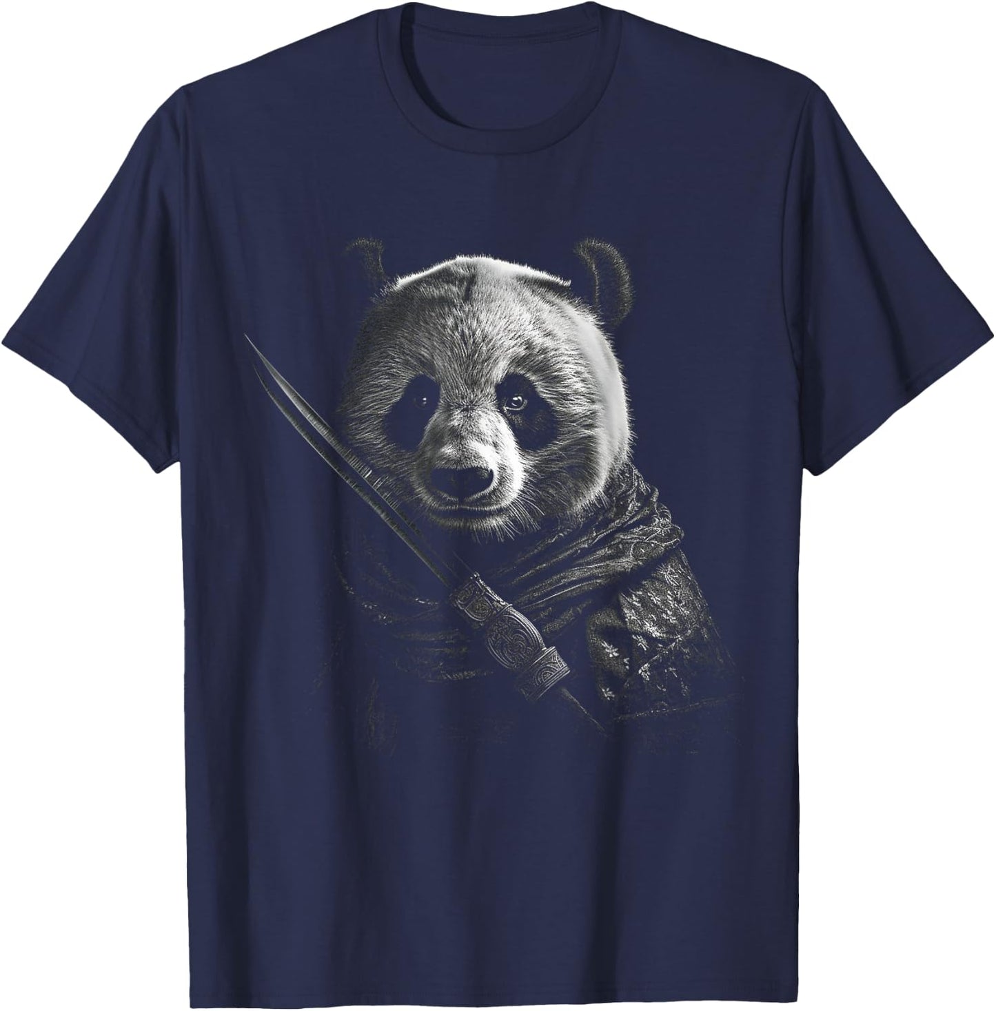 Panda Artwork - Martial Arts Animal Panda T-Shirt - T-Shirt | Navy