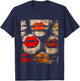 Beautiful Kissing Lips with Red Lipstick Men, Women, Girls T-Shirt - T-Shirt | Navy