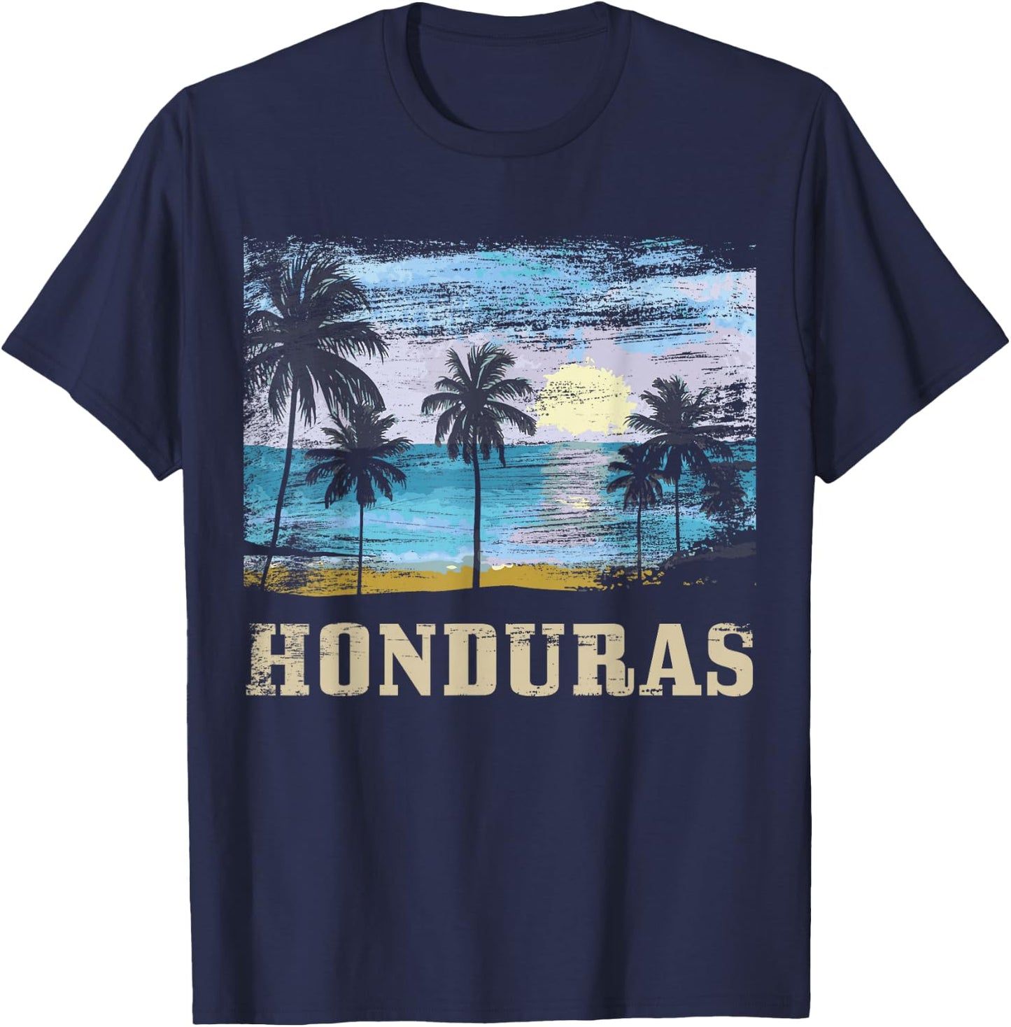 Honduras vintage surfer souvenir T-Shirt - T-Shirt | Navy