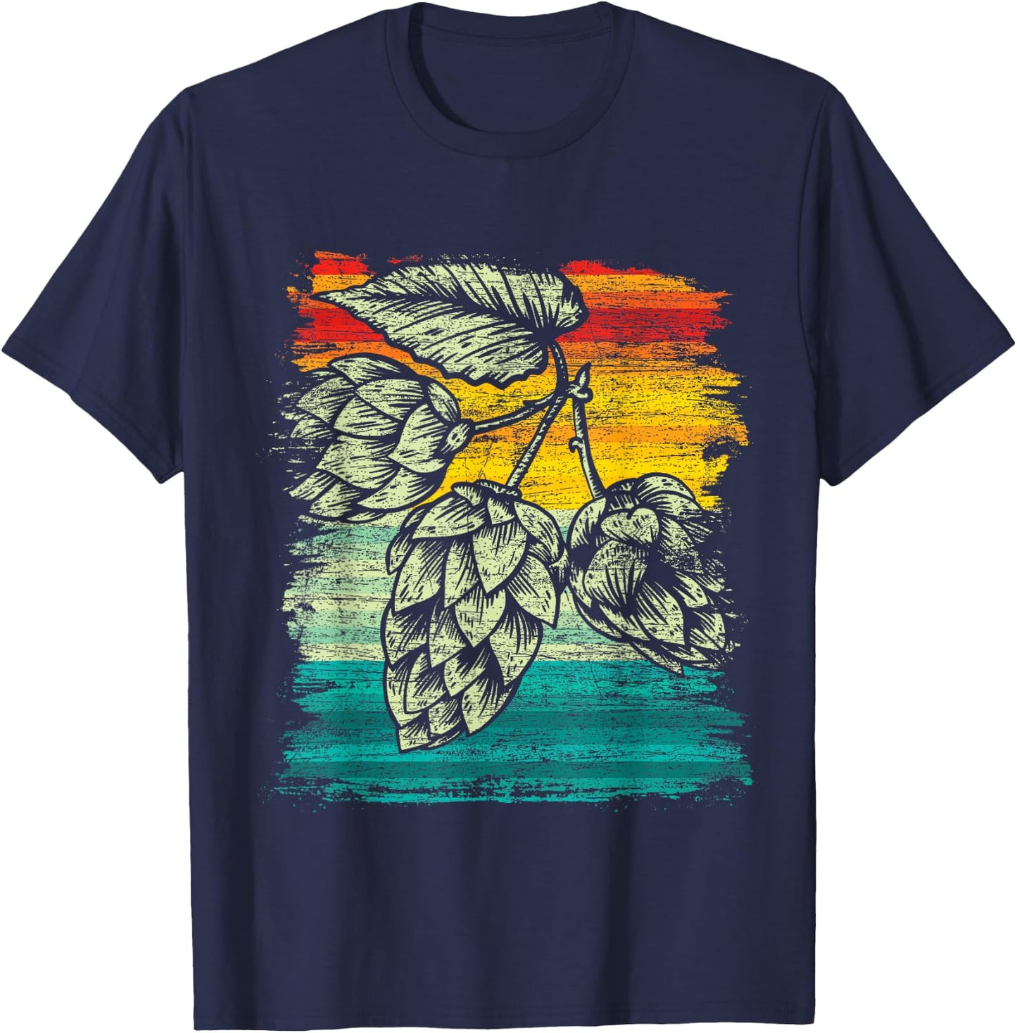 Retro Craft Beer T-Shirt - T-Shirt | Navy