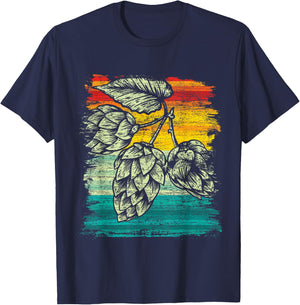 Retro Craft Beer T-Shirt - T-Shirt | Navy