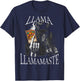 Llama llamamaste llama mas temprano T-Shirt - T-Shirt | Navy