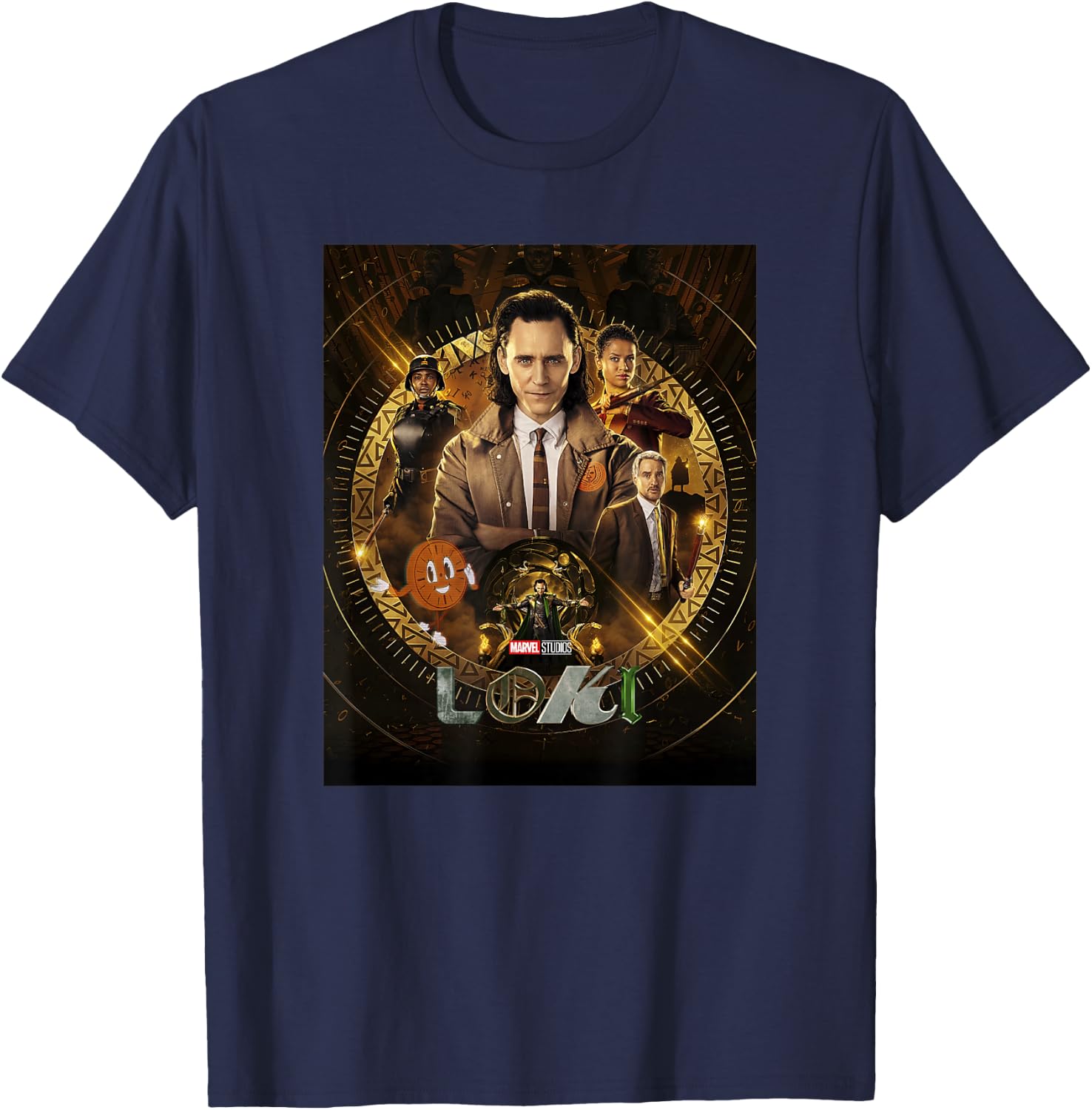 Marvel Loki Group Shot Poster T-Shirt - T-Shirt | Navy