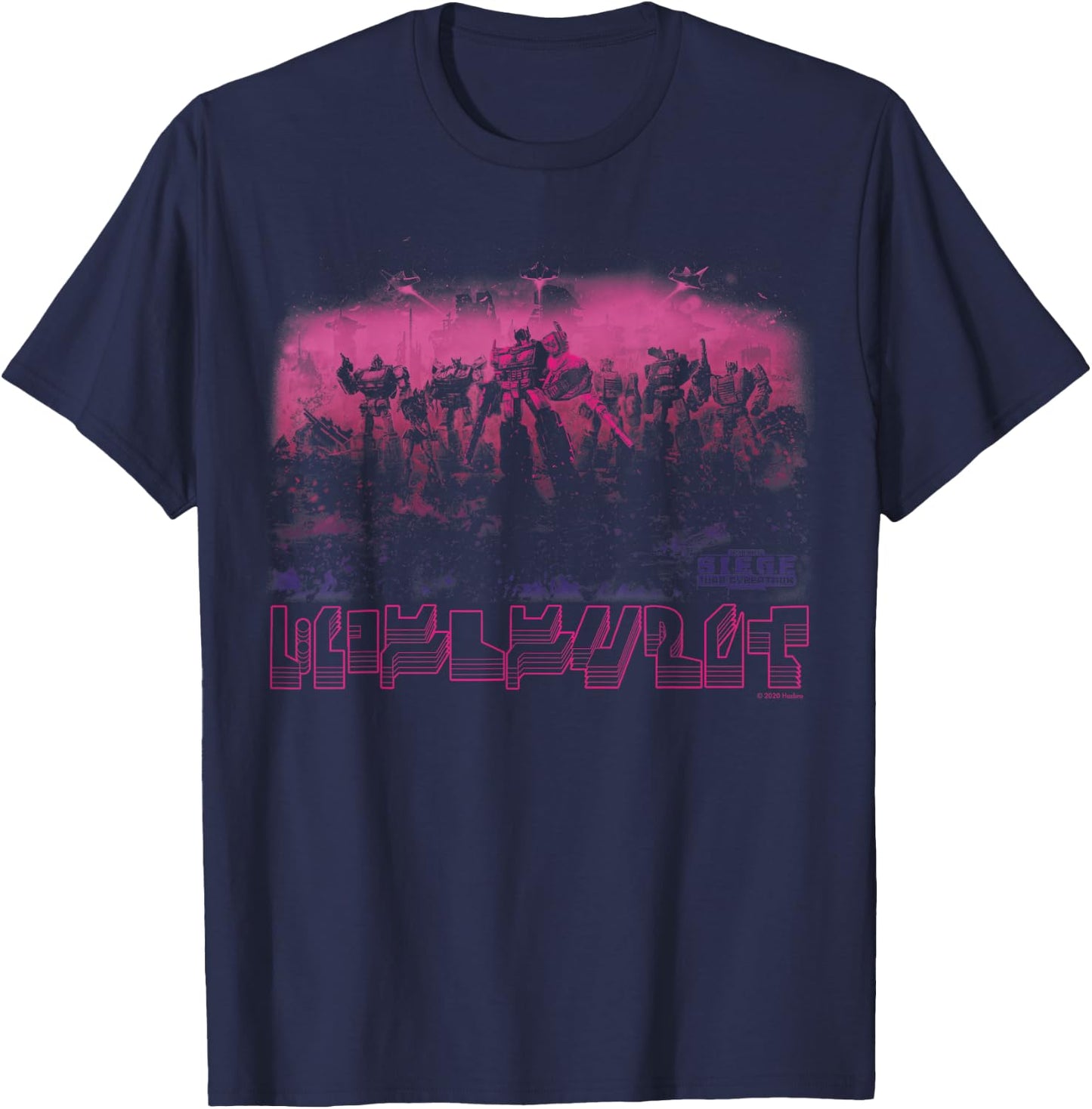 Transformers: War For Cybertron Resistance Portrait T-Shirt - T-Shirt | Navy