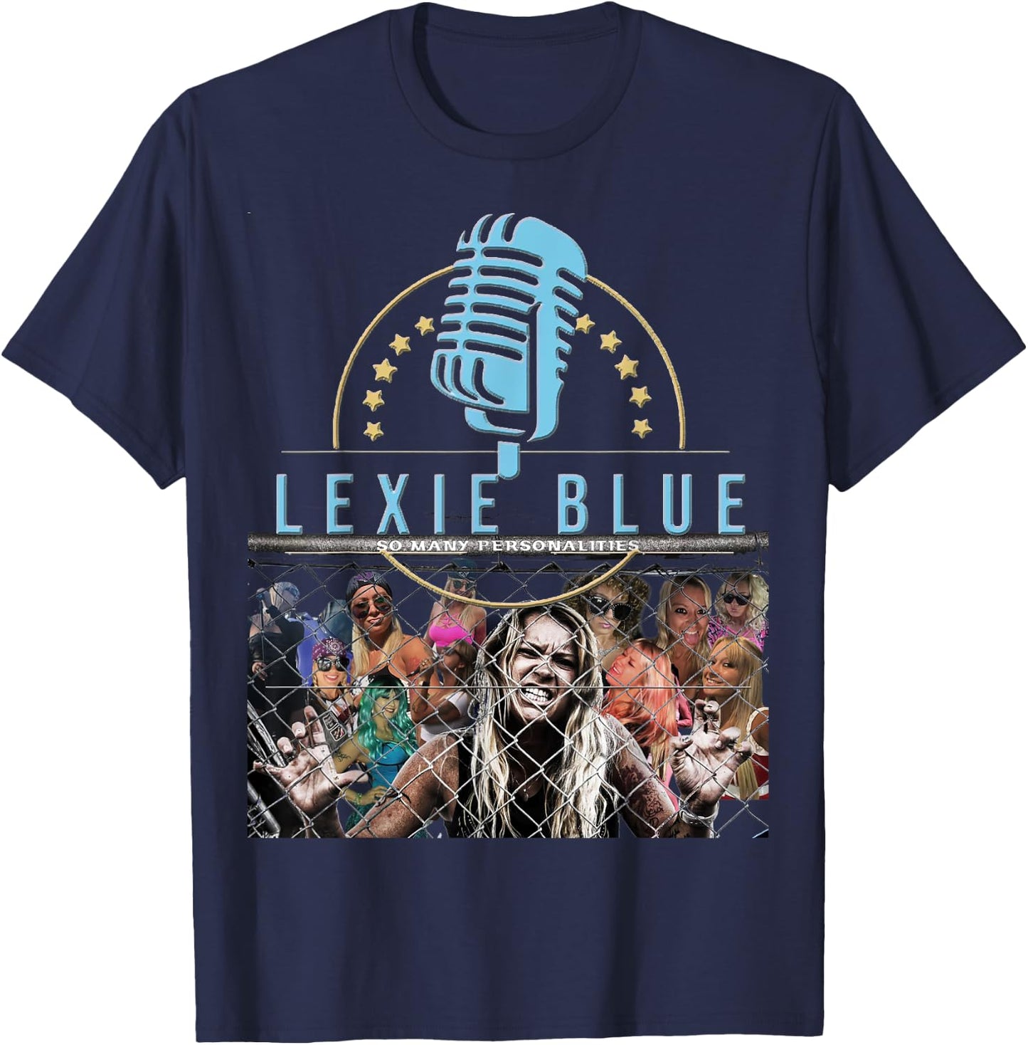 Lexie Blue So Many Personalities T-Shirt - T-Shirt | Navy