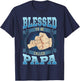 Blessed To Be Called Papa Gifts Papa Fathers Day T-Shirt - T-Shirt | Navy