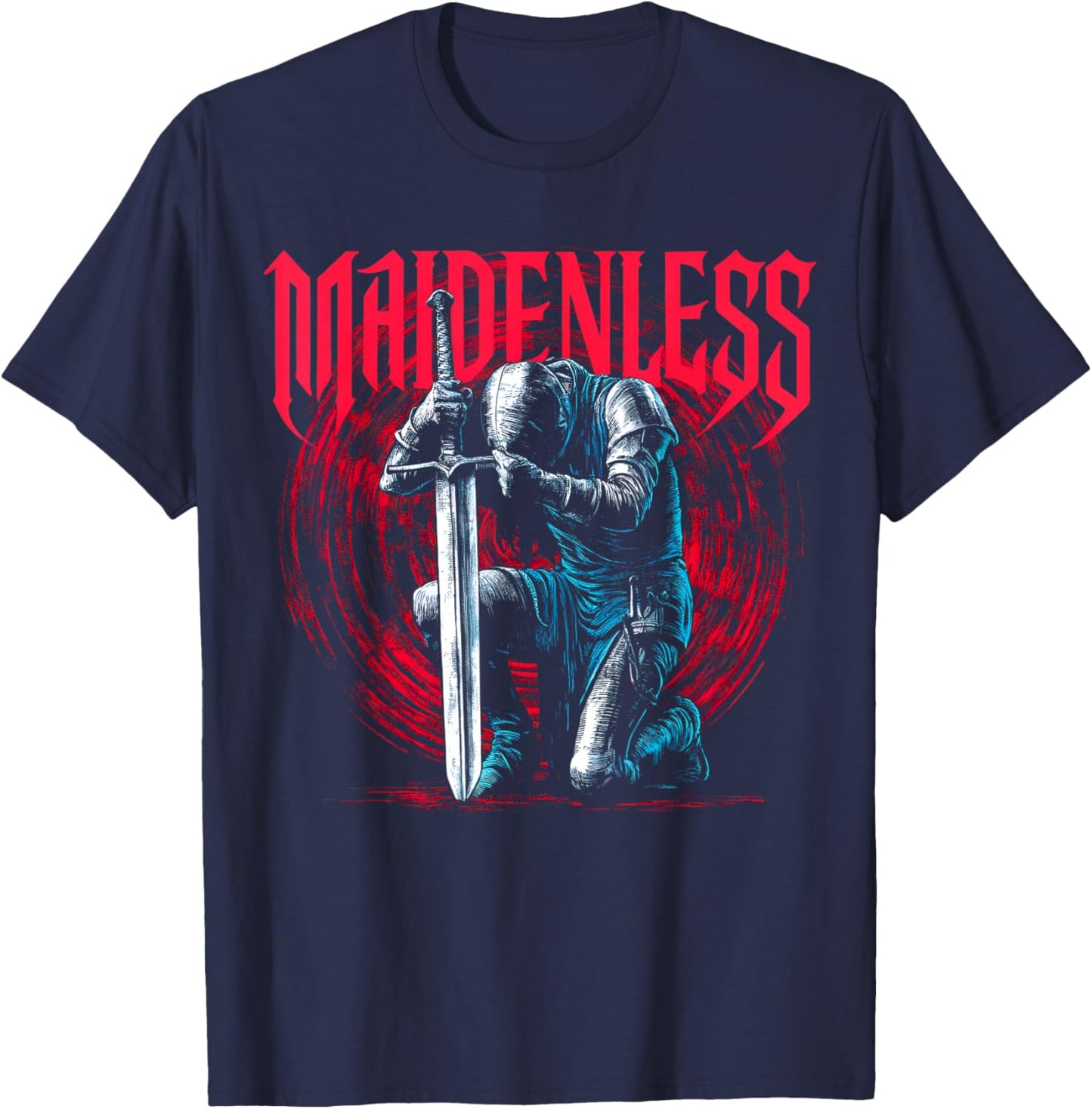 Maidenless Elden RPG Gamer T-Shirt - T-Shirt | Navy