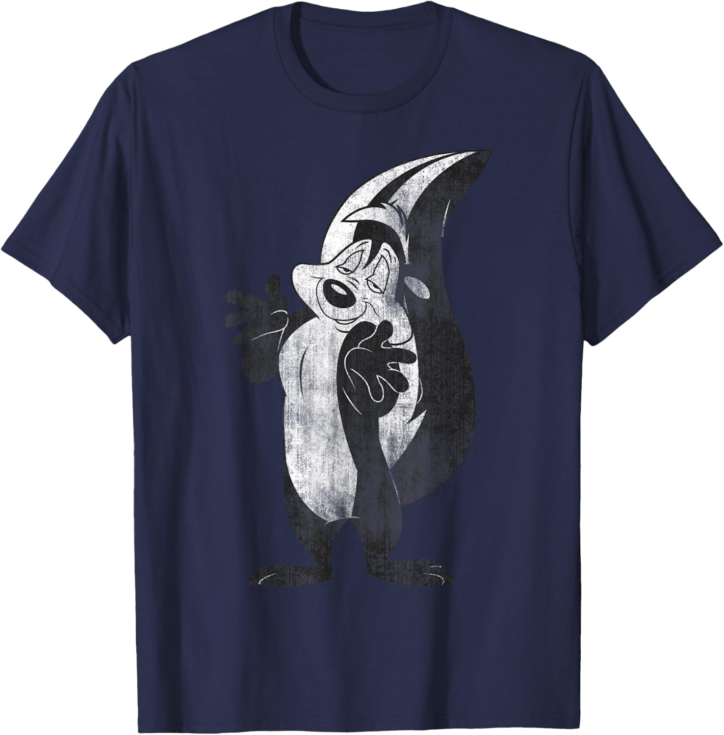 Looney Tunes Pepe Le Pew Retro Portrait T-Shirt - T-Shirt | Navy